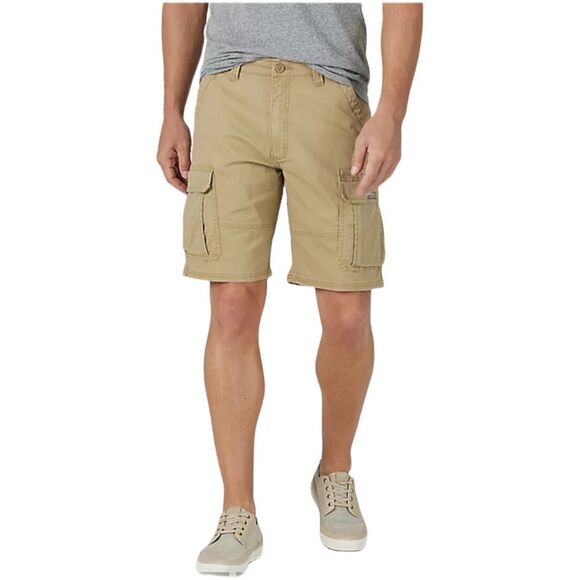 NWT WRANGLER Men’s Five Star Premium Cargo Shorts Khaki 40 - Picture 1 of 8